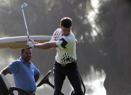 Justin Timberlake and Alfonso Ribeiro go golfing
