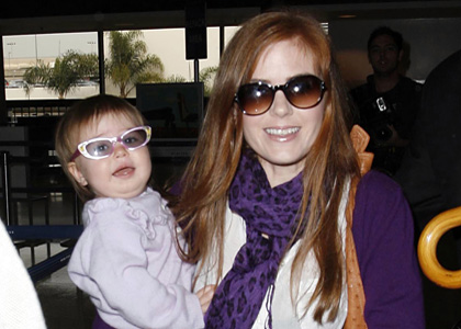 Isla Fisher and Olive Cohen: Shady at LAX