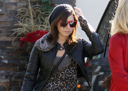 Ashley Tisdale Steps Out to the Studio