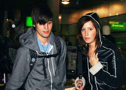 Ashley Tisdale and Jared Murillo's JFK Arrival