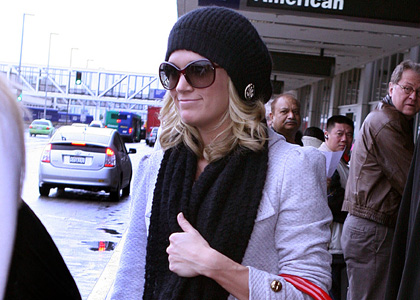 Carrie Underwood's Rainy Arrival