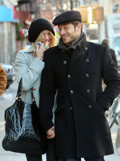 Cameron Diaz and Paul Sculfor are matchy-matchy