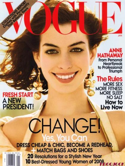Anne Hathaway Does Vogue