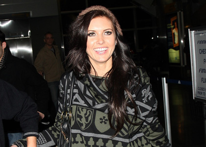 Audrina Patridge Jets Out of JFK