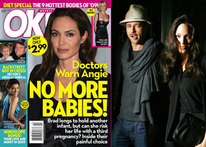 Angelina Jolie: Pregnancy Prohibited?