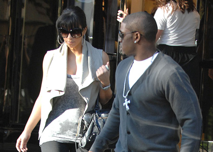 Kim Kardashian and Reggie Bush: Shopping Sweeties