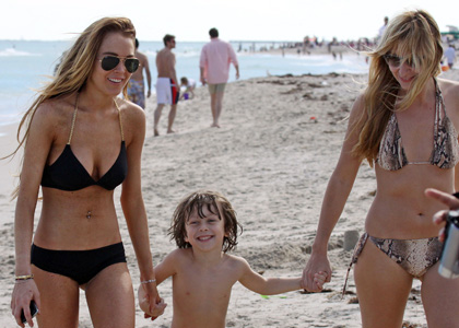 Lindsay Lohan: Miami Beach Bikini Babe