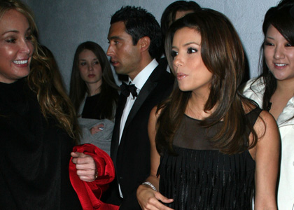 Eva Longoria: New Year's Eve at Beso