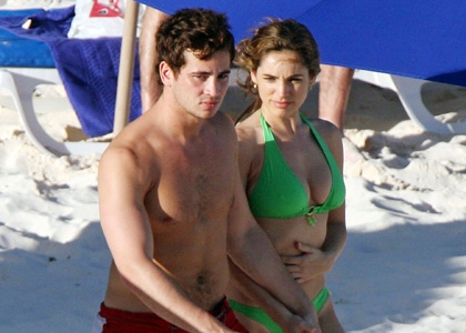 Kelly Brook and Danny Cipriani: Caribbean Couple