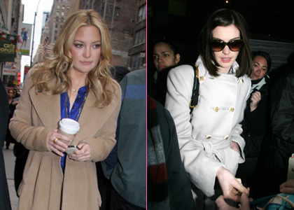 Kate Hudson and Anne Hathaway Team Up in NYC