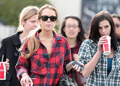 Lindsay Lohan Shoots Down Breakup Rumors