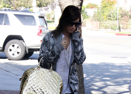 Ashley Tisdale: Out on Business