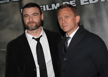Daniel Craig and Liev Schreiber: 'Defiance' in Paris