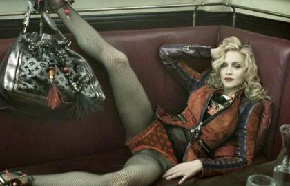Madge Flashes the Vadge for Louis Vuitton
