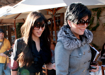 Kim Kardashian and Kris Jenner: Lunch Ladies