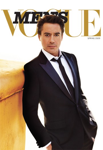 Robert Downey Jr. is a Men's Vogue cover boy