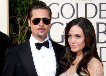 Brad Pitt and Angelina Jolie: Golden Globe Glamorous