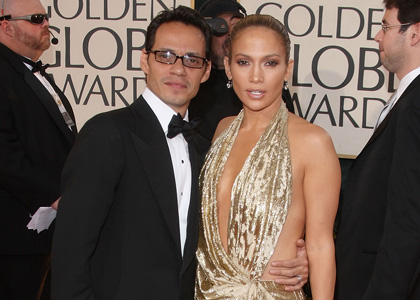 Jennifer Lopez and Marc Anthony Hit the Golden Globes