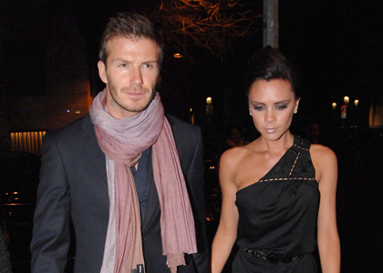 David and Victoria Beckham: Milan Dinner Date