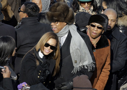 Celebrities Cheer On Barack's Inauguration