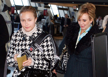 Hayden Panettiere Jets Out of DC