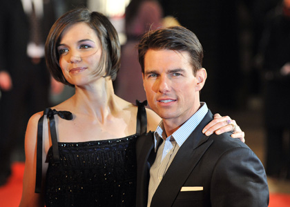 Tom Cruise and Katie Holmes: Valkyrie in the UK