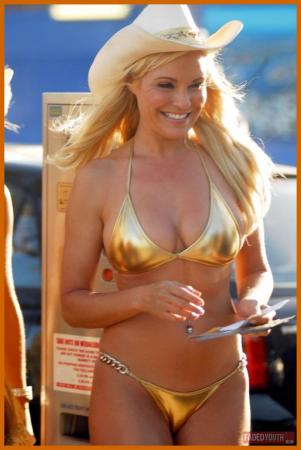 Bridget Marquardt Shows Off Her Gorgeous Gold Bikini