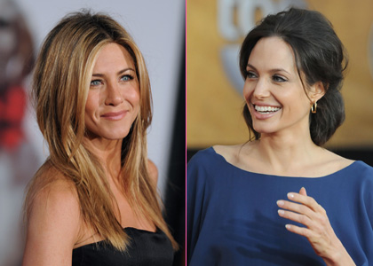 Jennifer Aniston: Upstaging Angelina Jolie?