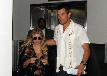 Fergie and Josh Duhamel Return from Honeymoon