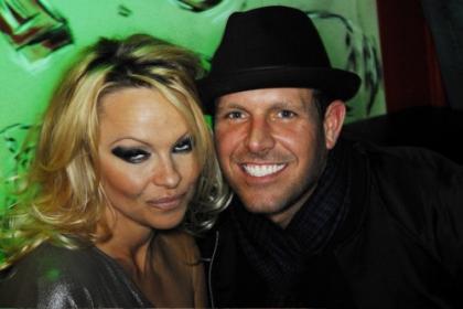 Pamela Anderson went to party