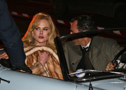 Nicole Kidman Gets to Work in Rome