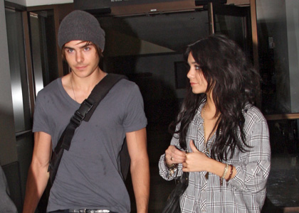 Zac Efron and Vanessa Hudgens: Home from Tokyo!