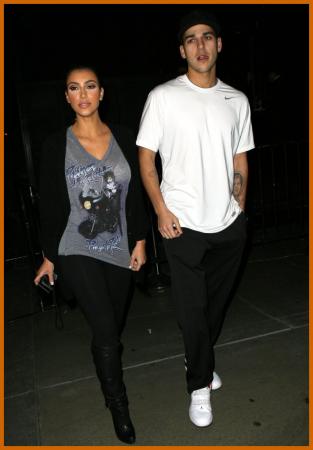 Kim Kardashian Parties With Little Brother at Coco De Ville
