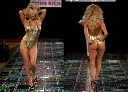 Pamela Anderson Hits Fashion Week