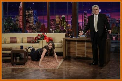 Jennifer Love Hewitt Does Push Up Cleavage on Jay Leno show
