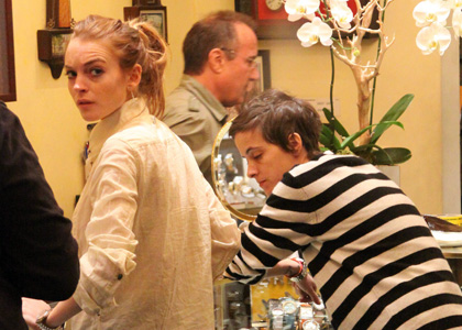 Lindsay Lohan and Sam Ronson: Jewelry Store Shoppers