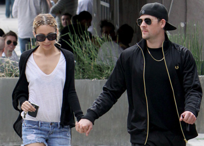 Nicole Richie and Joel Madden: Breakfast at Hugo's