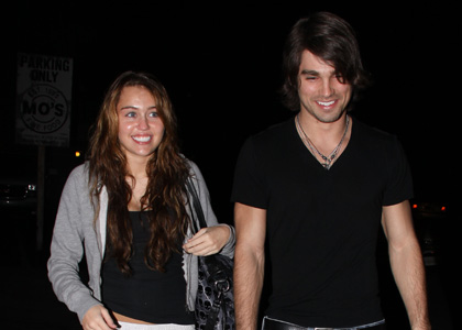 Miley Cyrus and Justin Gaston: Mo's Date Night