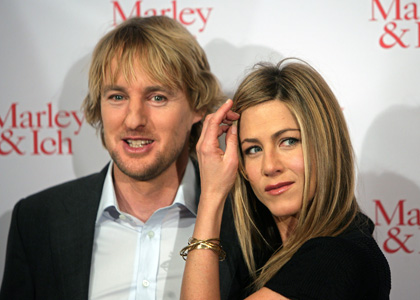 Jennifer Aniston and Owen Wilson: Cologne Promoters