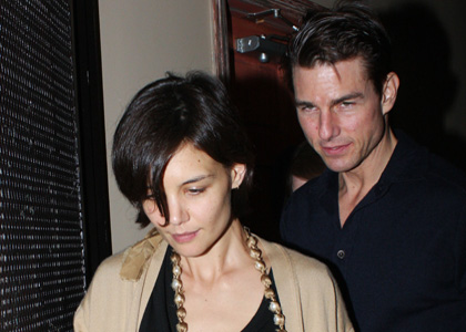 Tom Cruise and Katie Holmes: Il Sole Dinner Date