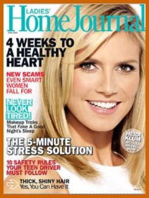 Heidi Klum Does Ladies Home Journal