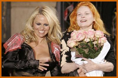 Pamela Anderson's Catwalk Nipple Flash