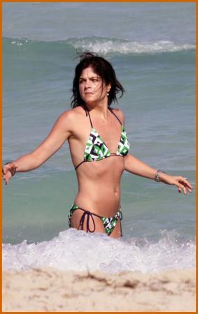 Selma Blair Heats Up Miami in Her Bikini