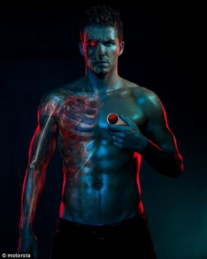 David Beckham as the Terminator for Motorola