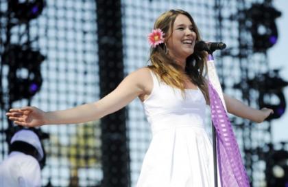 Joss Stone upskirt at Coachella