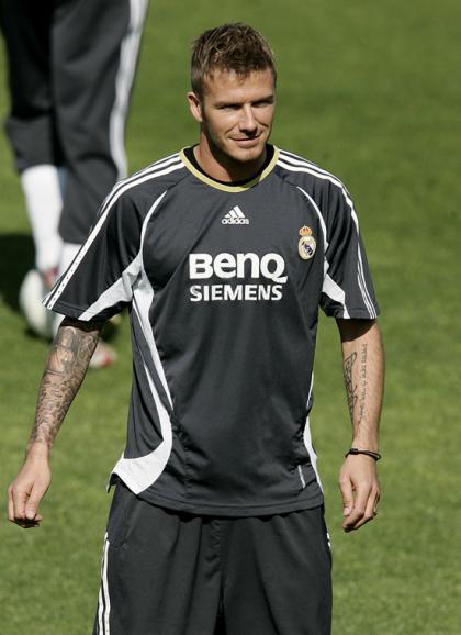 David Beckham's tattoo of his wife's name is spelled wrong