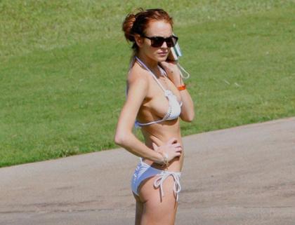 Lindsay Lohan in a Bikini