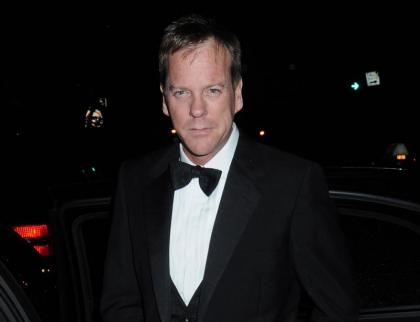 Kiefer Sutherland Headbutts for Brooke Shields' Honor