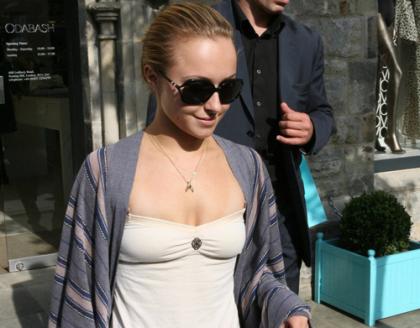 Hayden Panettiere Gives Us London Cleavage