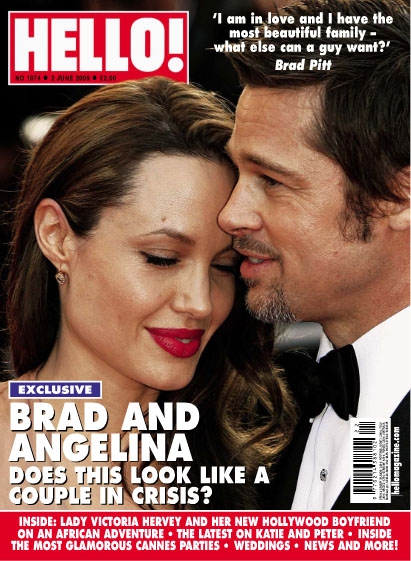 Hello! on Brad Pitt  Angelina Jolie - they?re fine  people make up stories